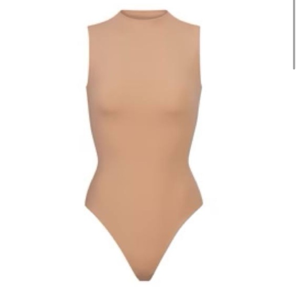 SKIMS Tops - NWOT SKIMS Mock Neck Sleeveless Bodysuit